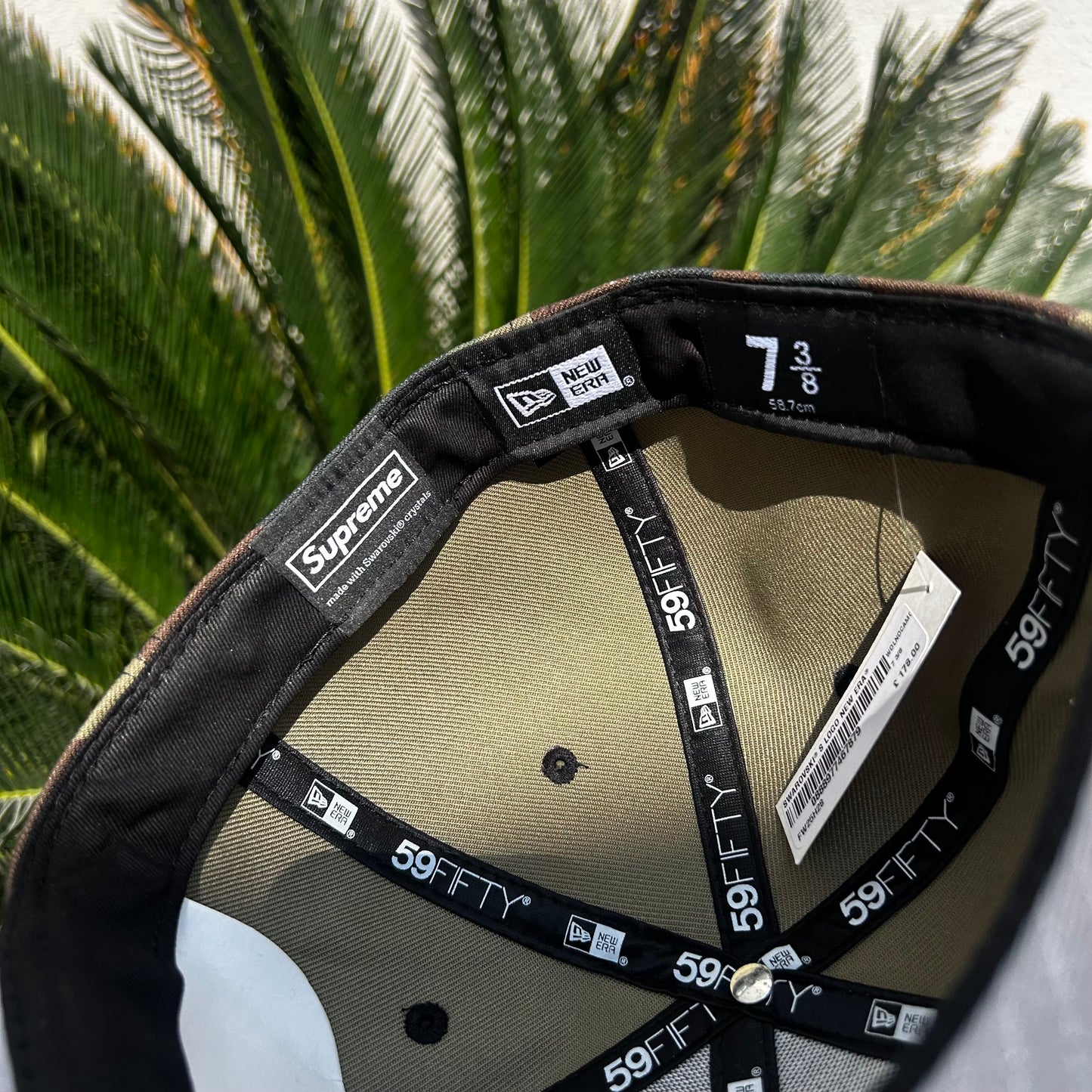 Gorra Exclusiva New Era x Supreme x Swarovski Cammo