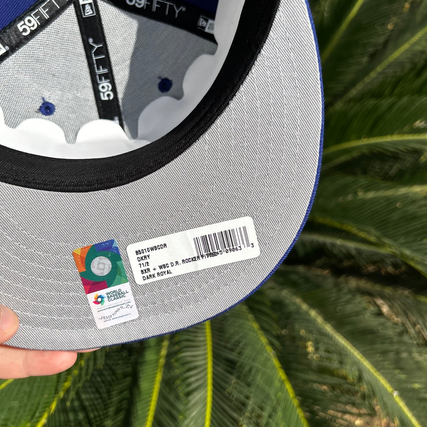 Gorra Exclusiva New Era x Born Raised Republica Dominicana - 7 1/2 / Azul
