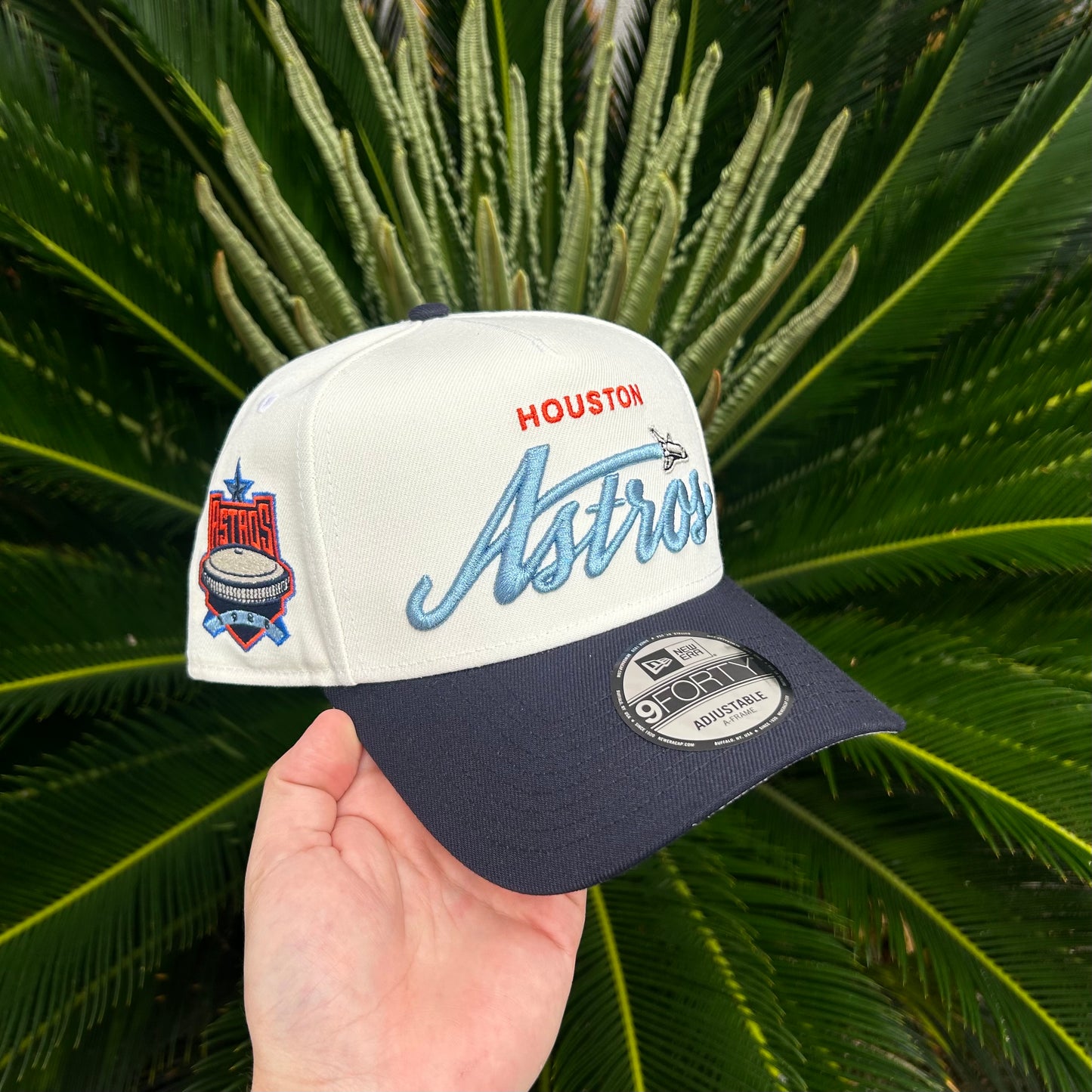 Gorra New Era Exclusiva Astros Retro - Unitalla / Blanco/Azul