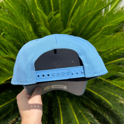 Gorra Exclusiva New Era 9Forty x Yankees Celeste - Ajustable