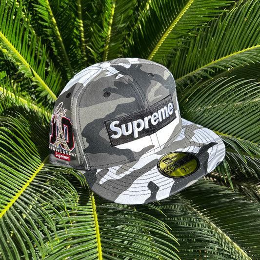 Gorra Exclusiva New Era x Supreme Paris
