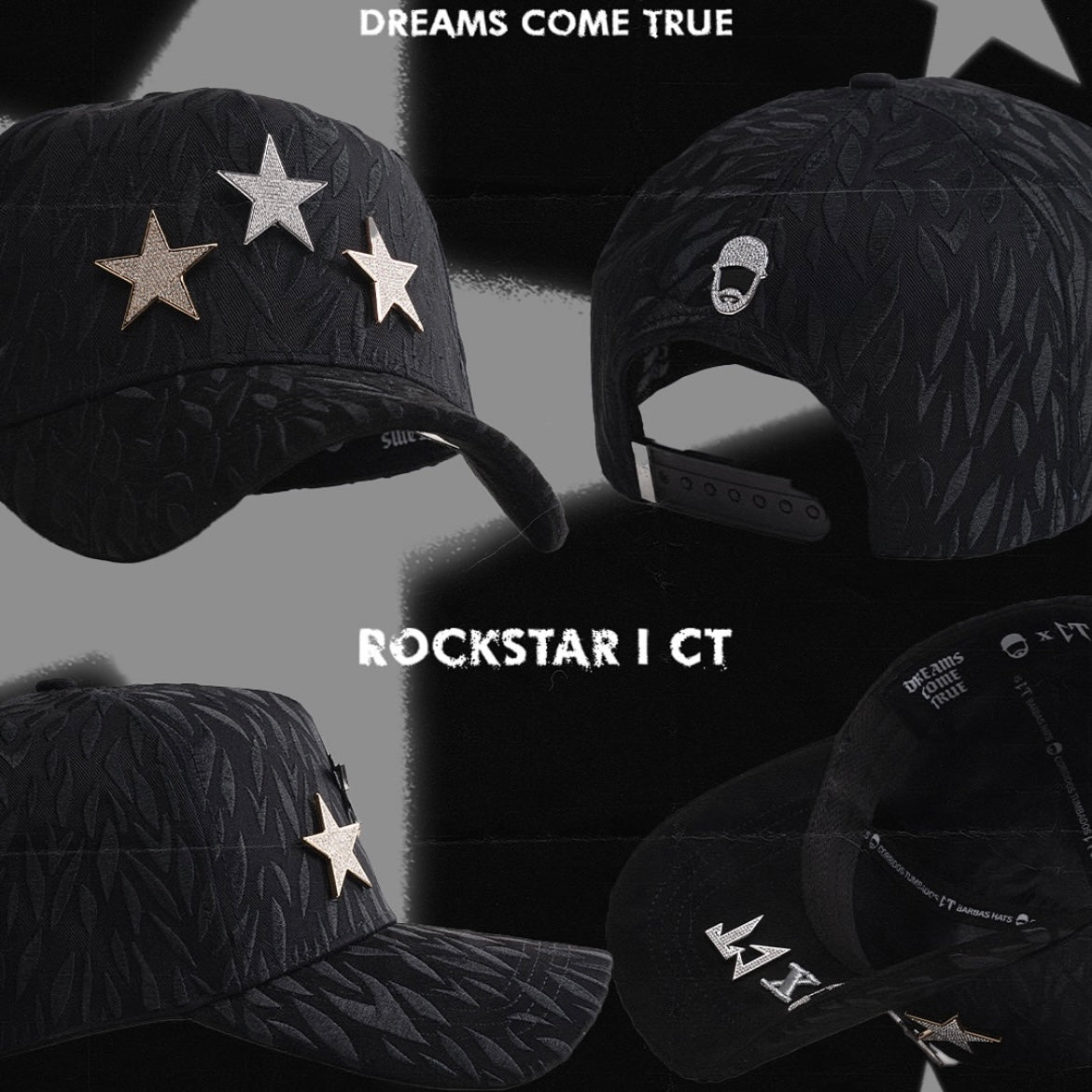 Gorra Barbas Hats x Natanael Cano “Rockstar l CT” *PREVENTA*