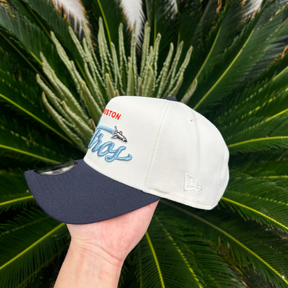 Gorra New Era Exclusiva Astros Retro - Unitalla / Blanco/Azul
