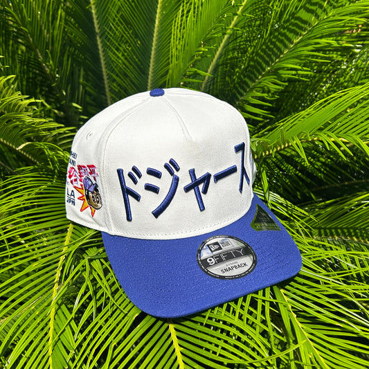 Gorra New Era Exclusiva Dodgers x Ohtani 9Fifty - Ajustable / Blanco/Azul
