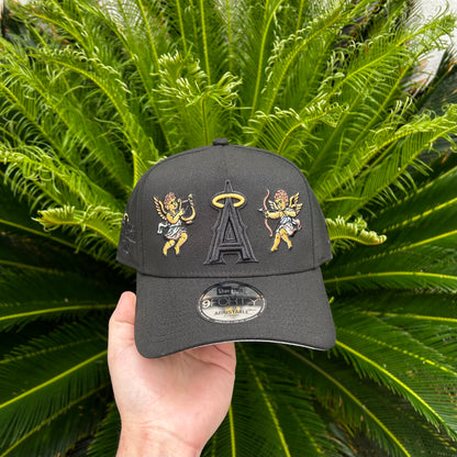 Gorra New Era Exclusiva Anaheim Angels ’Total Black’ - Unitalla / Negro
