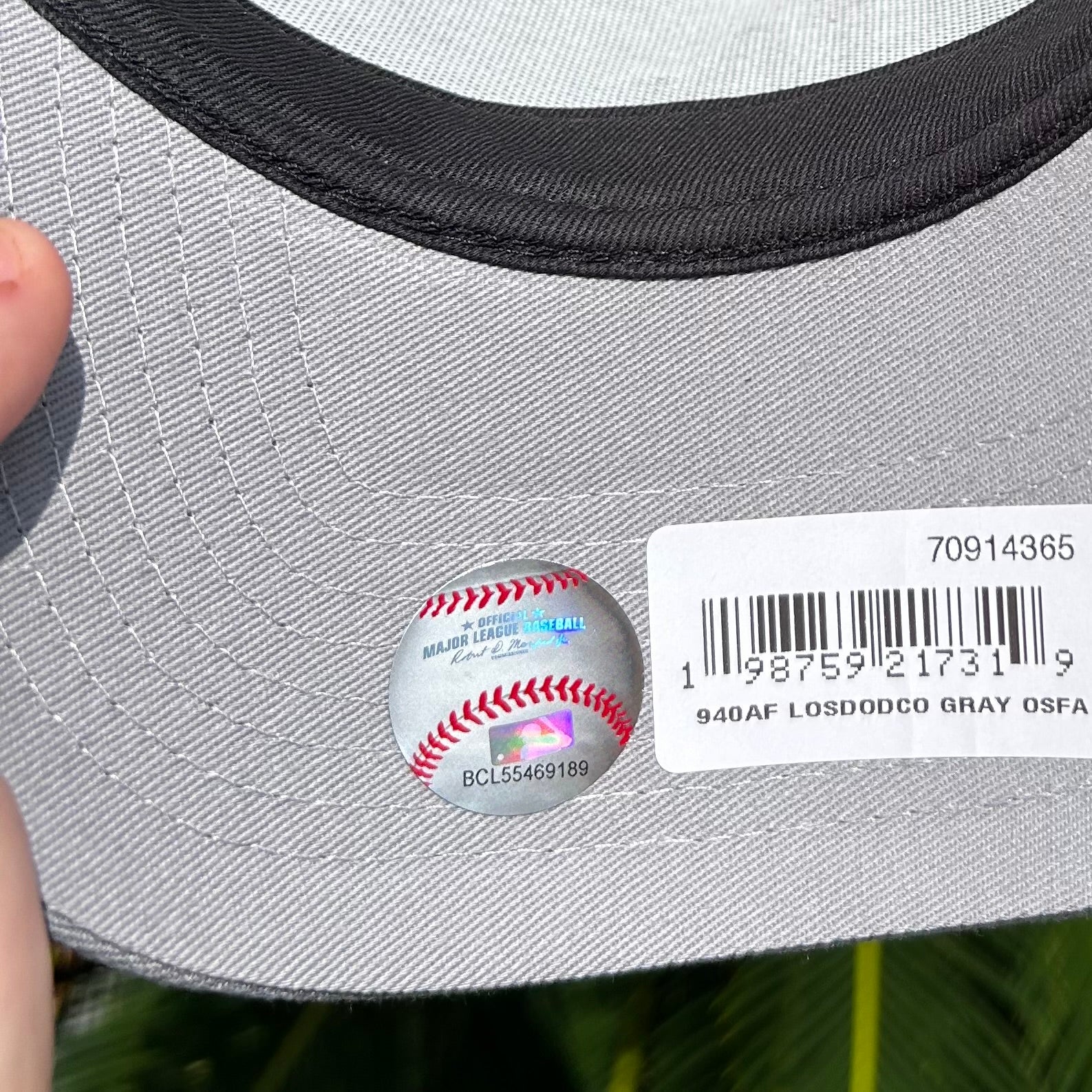 Gorra New Era Exclusiva Dodgers Gris - Ajustable