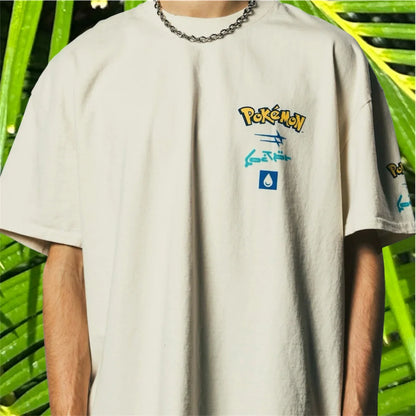 Playera Loiter x Pokemon “Squirtle” Oversize