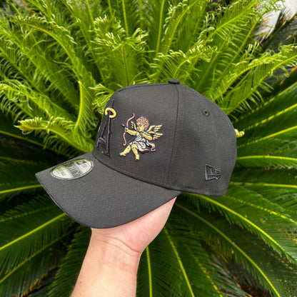 Gorra New Era Exclusiva Anaheim Angels ’Total Black’ - Unitalla / Negro