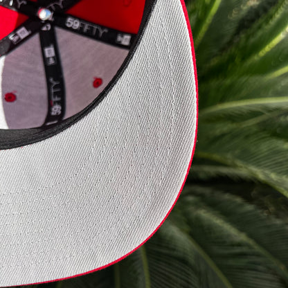 Gorra Exclusiva New Era x Supreme x Swarovski Roja