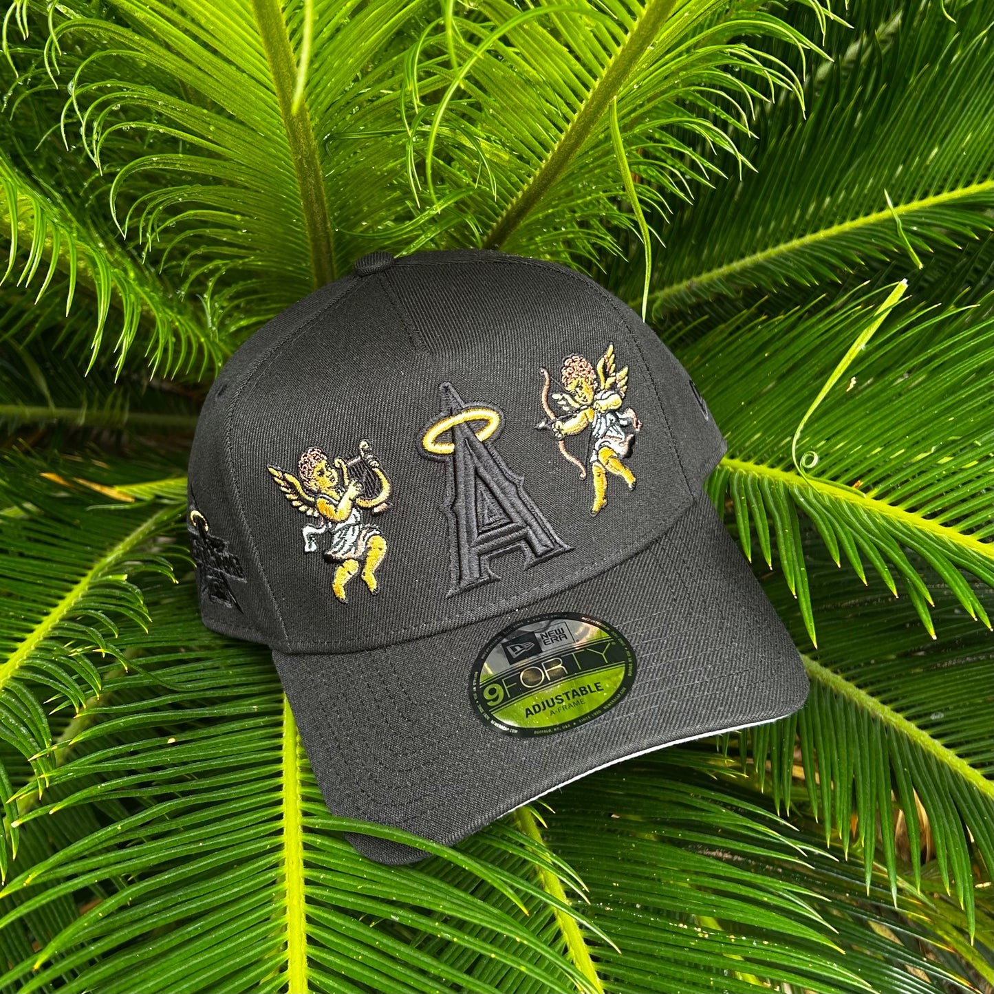 Gorra New Era Exclusiva Anaheim Angels ’Total Black’ - Unitalla / Negro