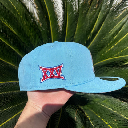 Gorra Exclusiva New Era x Supreme x Swarovski Celeste