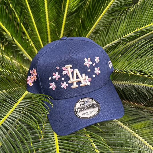 Gorra Exclusiva Dodgers Sakura Azul