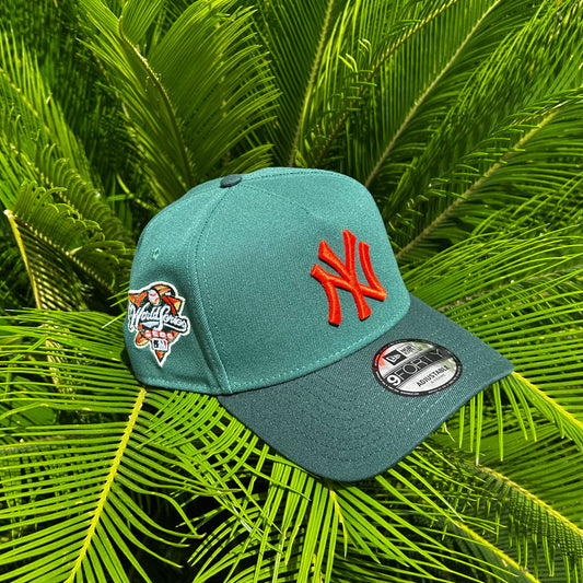 Gorra New Era Exclusiva NY Yankees Verde - Unitalla / Verde/Naranja