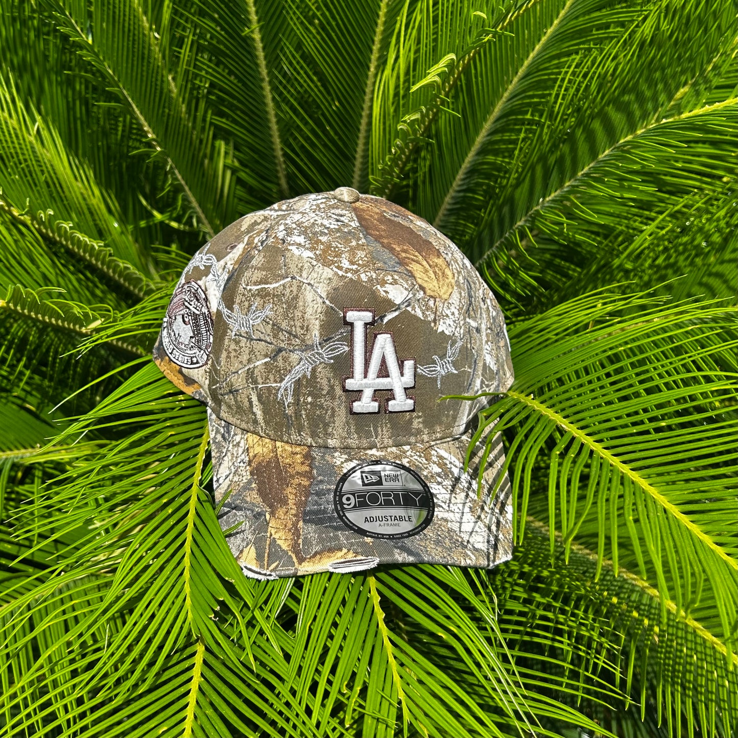 Gorra New Era Exclusiva Dodgers RealTree ’Unstitched’ - Unitalla