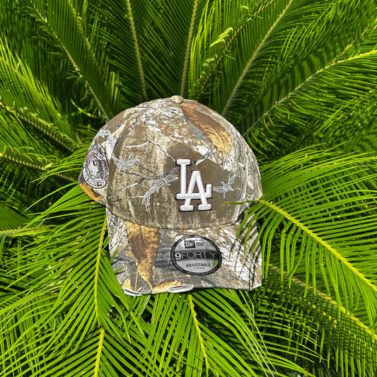 Gorra New Era Exclusiva Dodgers RealTree ’Unstitched’ - Unitalla