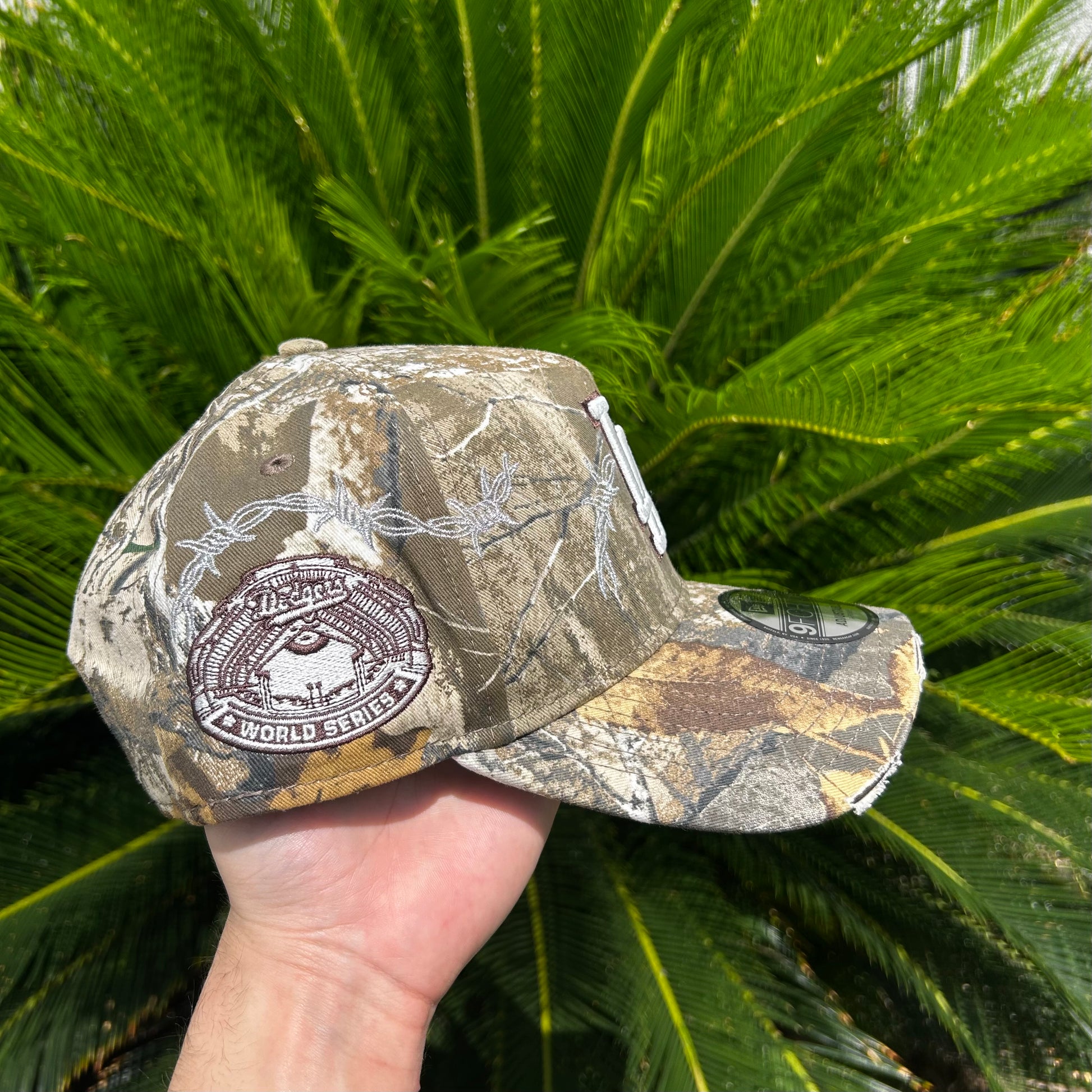 Gorra New Era Exclusiva Dodgers RealTree ’Unstitched’ - Unitalla