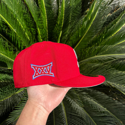 Gorra Exclusiva New Era x Supreme x Swarovski Roja