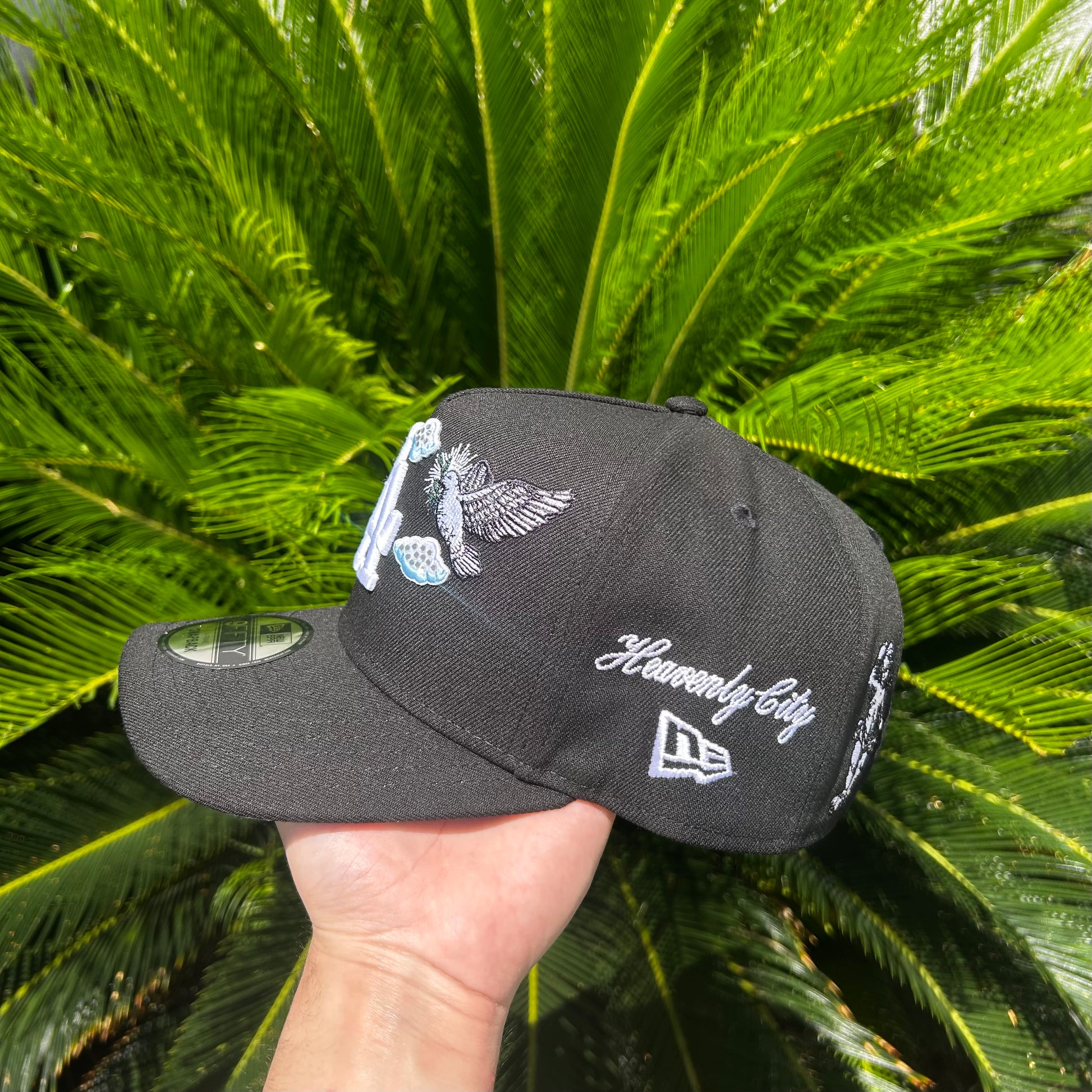 Gorra New Era Exclusiva x Dodgers - Ajustable / Negro/Celeste