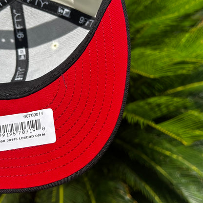 Gorra New Era Exclusiva x Los Angeles Dodgers 9Fifty - Ajustable / Blanco/Negro