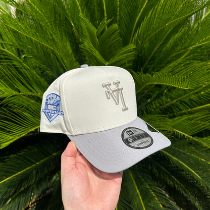Gorra Exclusiva Dodgers ’Upside Down’ - Unitalla / Blanca/Gris