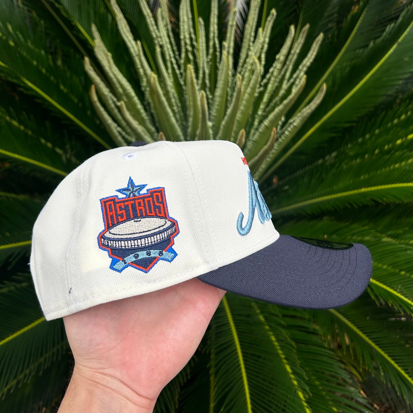 Gorra New Era Exclusiva Astros Retro - Unitalla / Blanco/Azul