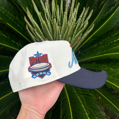 Gorra New Era Exclusiva Astros Retro - Unitalla / Blanco/Azul