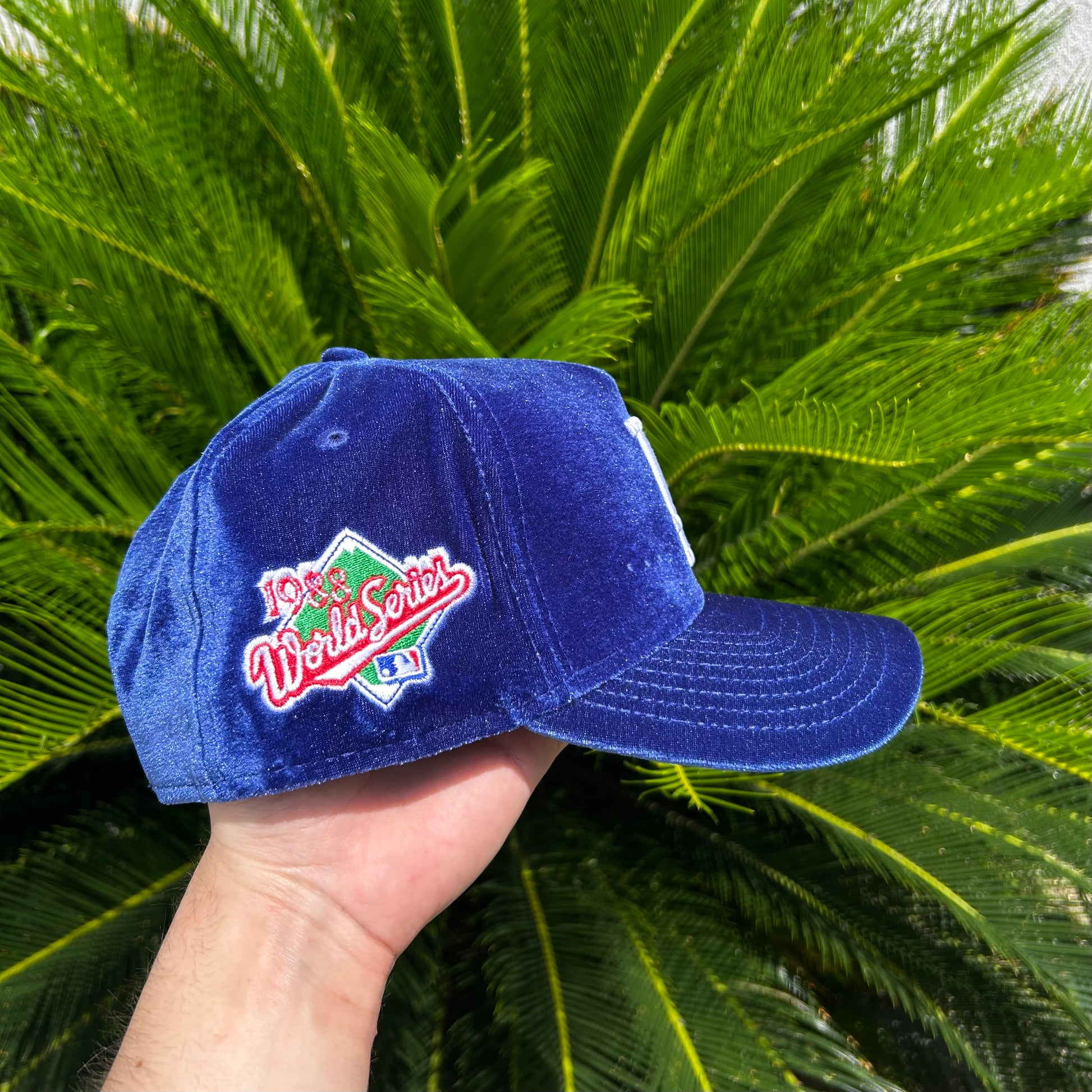 Gorra New Era Exclusiva Dodgers Velvet - Ajustable / Azul