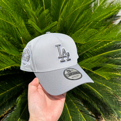 Gorra New Era Exclusiva Dodgers Gris - Ajustable