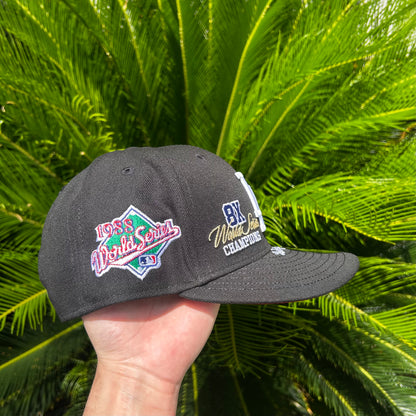 Gorra New Era Exclusiva x Dodgers 9Fifty - Ajustable / Negro/Rojo