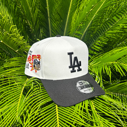 Gorra New Era Exclusiva Dodgers x Ohtani - Ajustable / Blanco/Negro