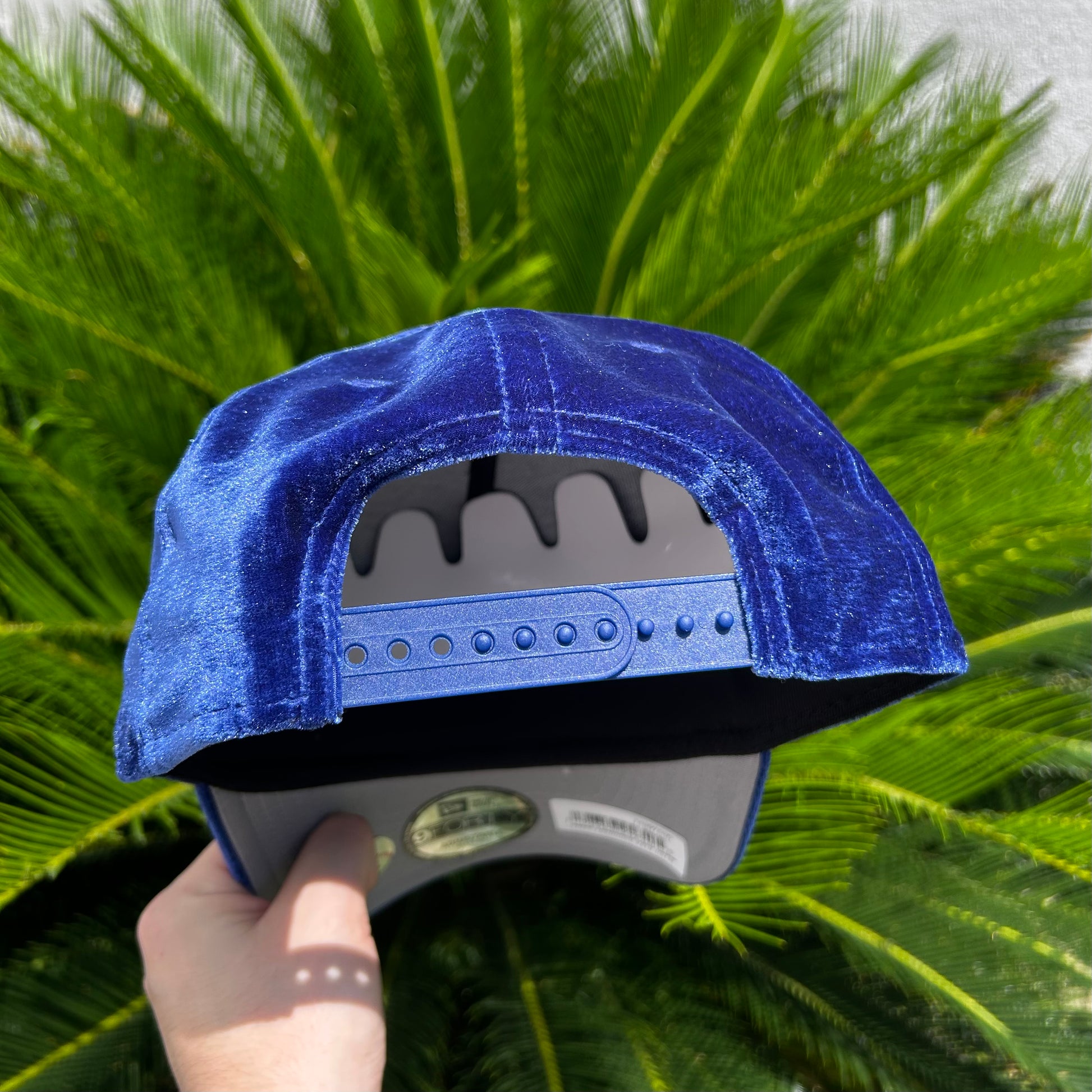 Gorra New Era Exclusiva Dodgers Velvet - Ajustable / Azul
