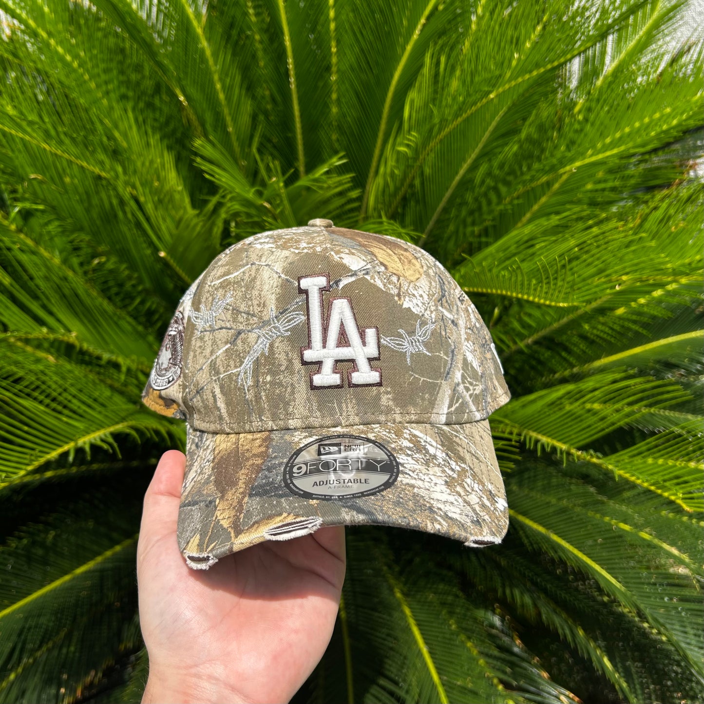 Gorra New Era Exclusiva Dodgers RealTree ’Unstitched’ - Unitalla