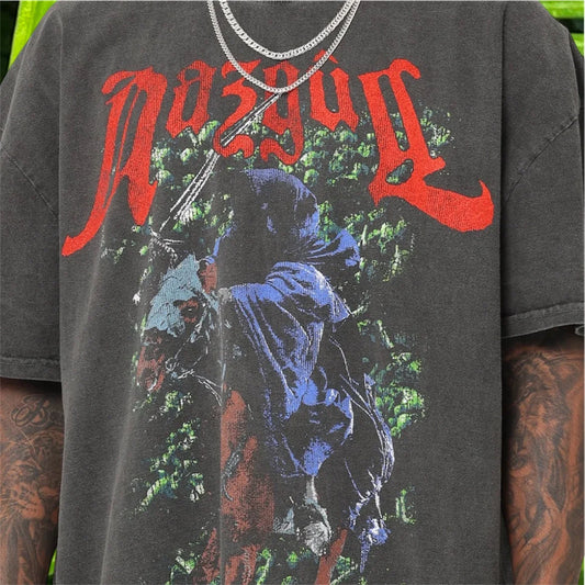 Playera American Thrift x Señor de los AnillosOversize