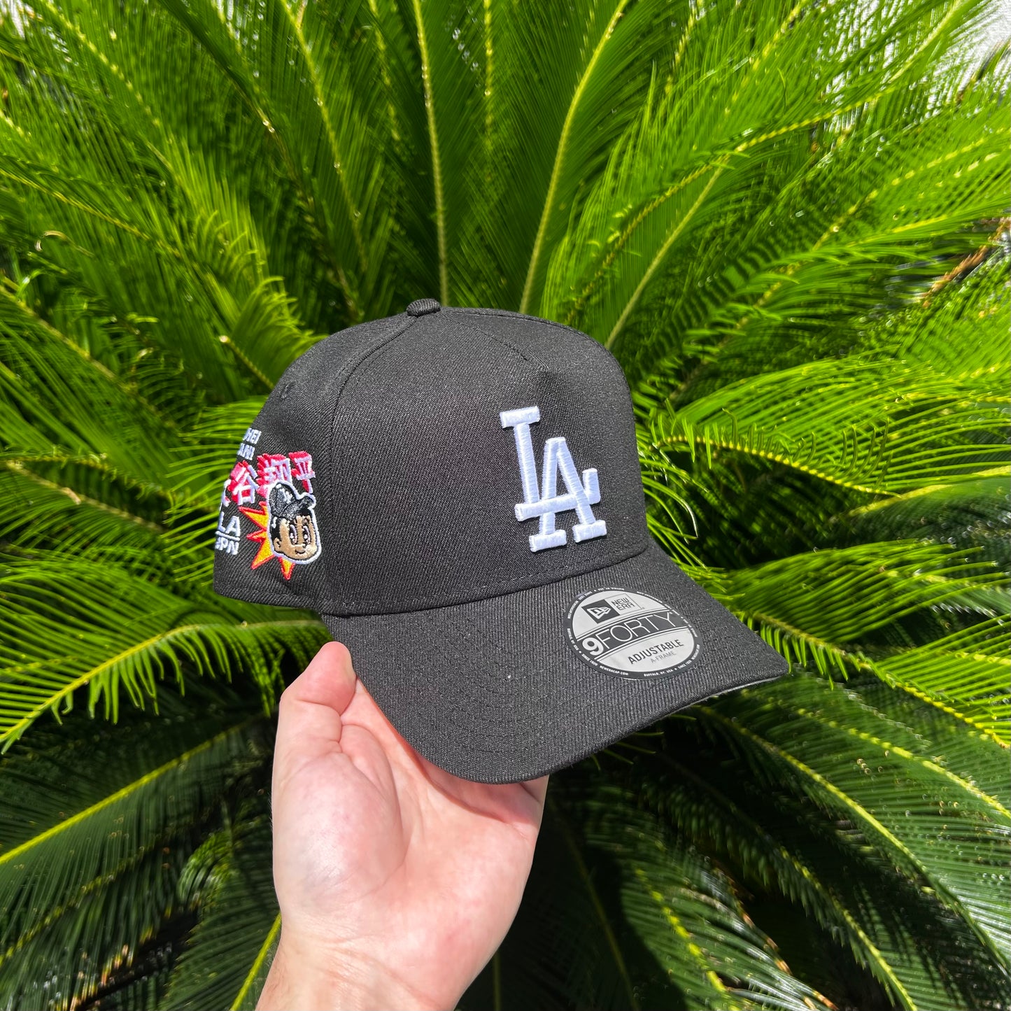 Gorra New Era Exclusiva Dodgers x Ohtani Negro - Ajustable