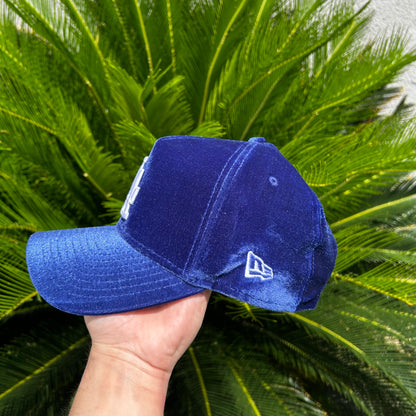 Gorra New Era Exclusiva Dodgers Velvet - Ajustable / Azul