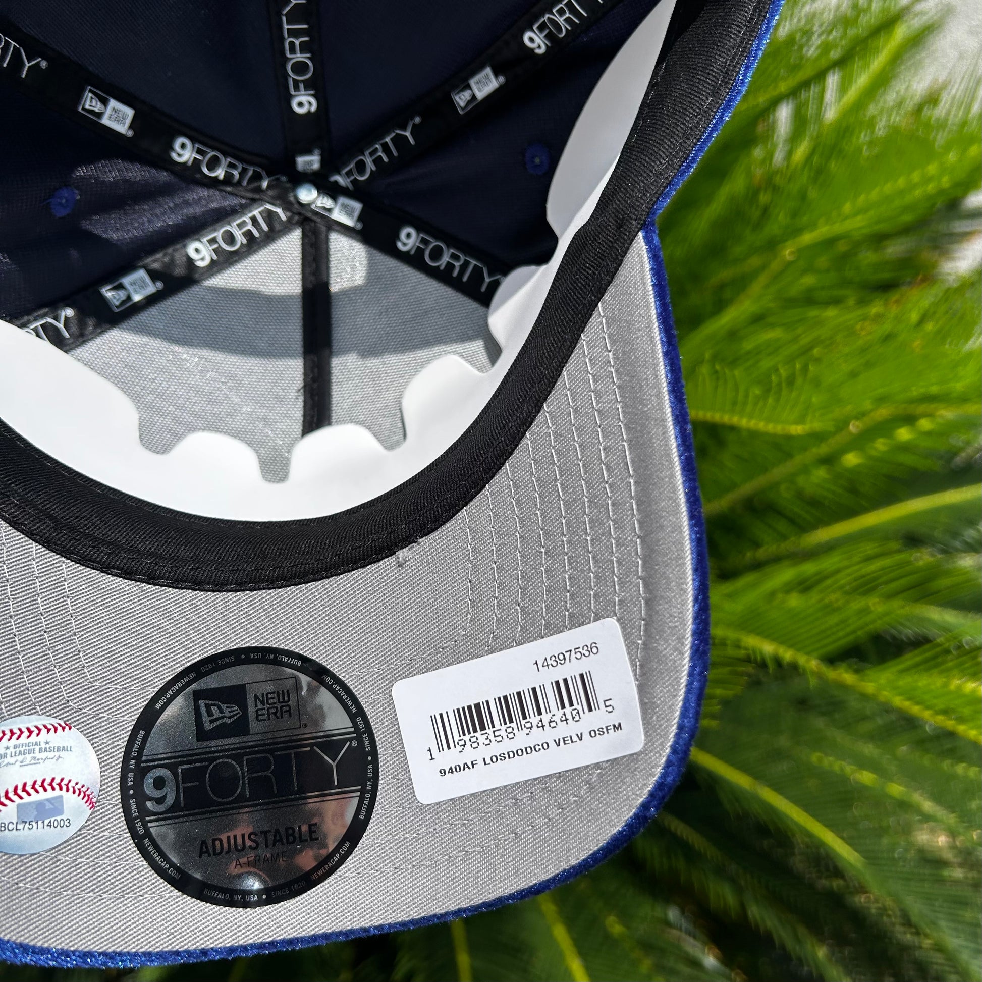 Gorra New Era Exclusiva Dodgers Velvet - Ajustable / Azul