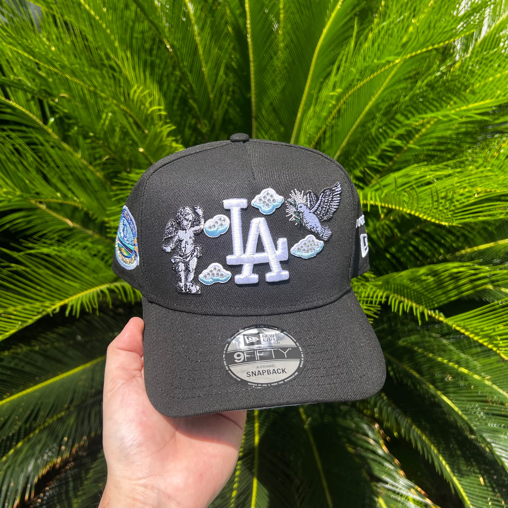 Gorra New Era Exclusiva x Dodgers - Ajustable / Negro/Celeste