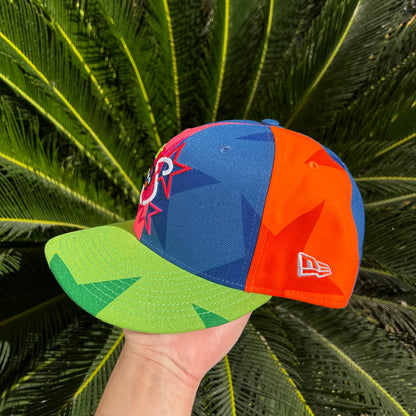 Gorra New Era x Savior Worldwide “Neon Star Pinwheel”