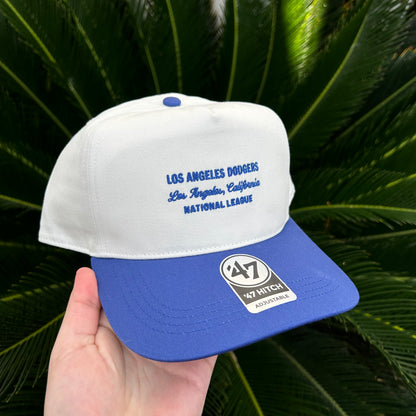 Gorra 47Brand Los Angeles Dodgers - Unitalla / Blanco/Azul