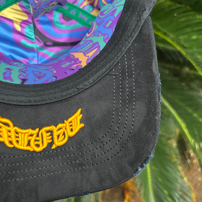 Gorra Dandy Hats x Junior H “Psicodelica” con caja