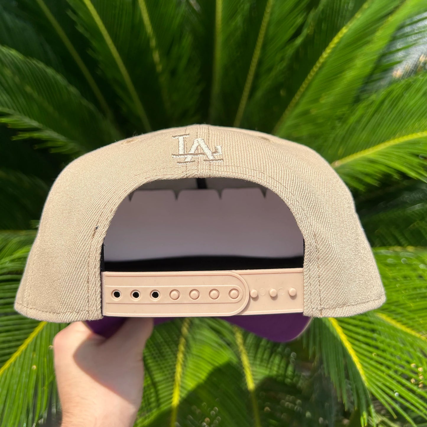 Gorra Exclusiva Dodgers Ohtani - Ajustable / Beige/Violeta