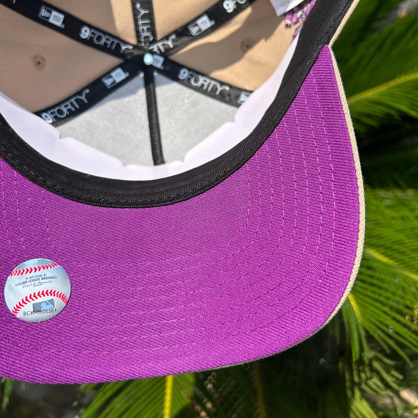 Gorra Exclusiva Dodgers Ohtani - Ajustable / Beige/Violeta