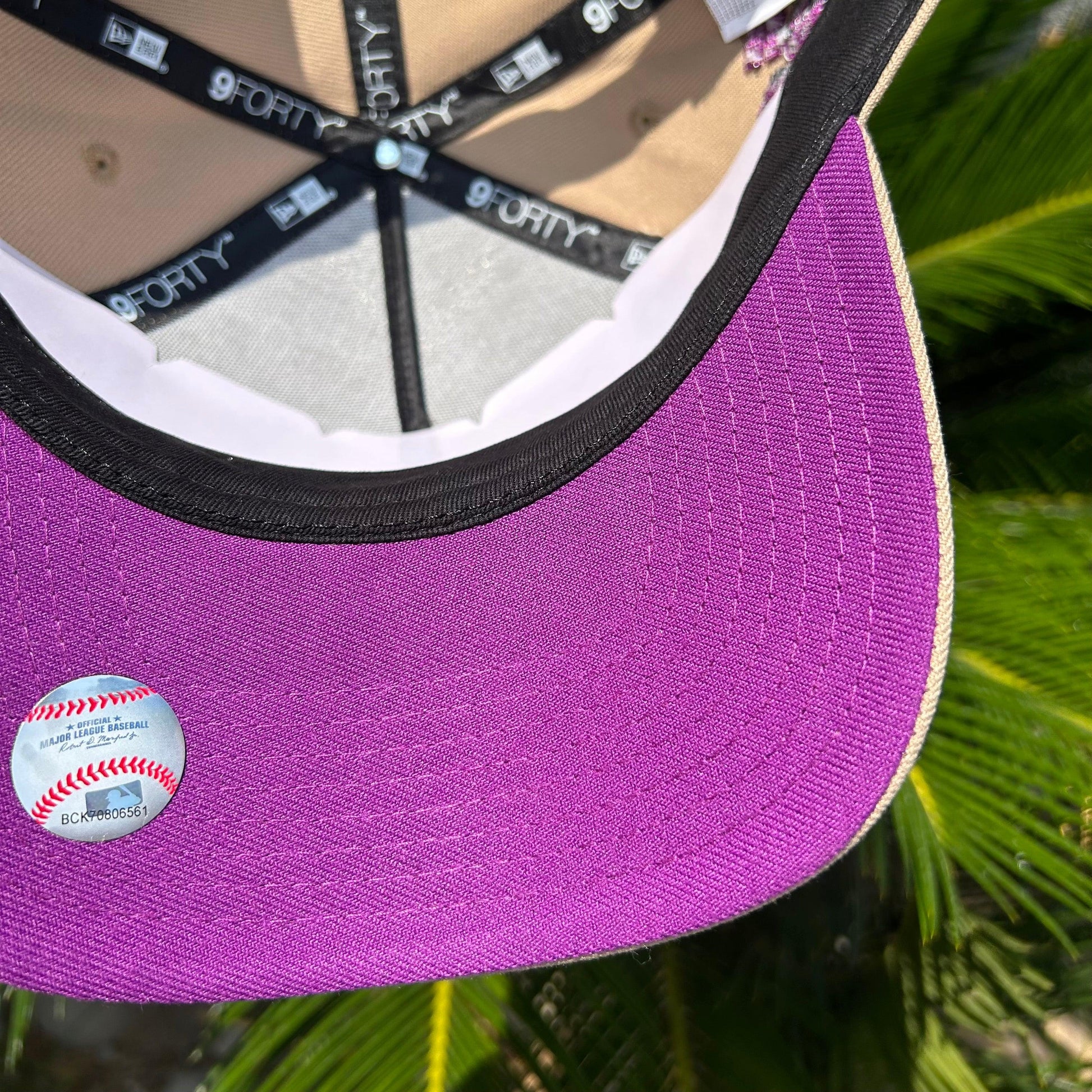 Gorra Exclusiva Dodgers Ohtani - Ajustable / Beige/Violeta