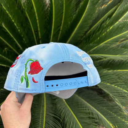 Gorra Exclusiva New Era 9Forty x Boston “San Valentin” - Ajustable / Celeste