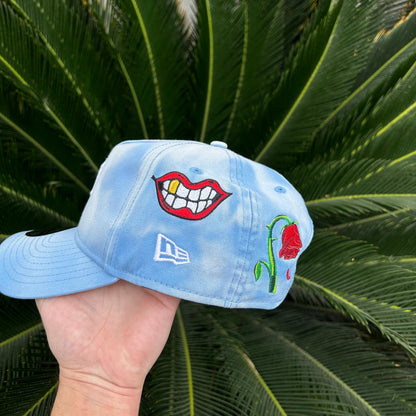 Gorra Exclusiva New Era 9Forty x Detroit “San Valentin” - Ajustable / Celeste