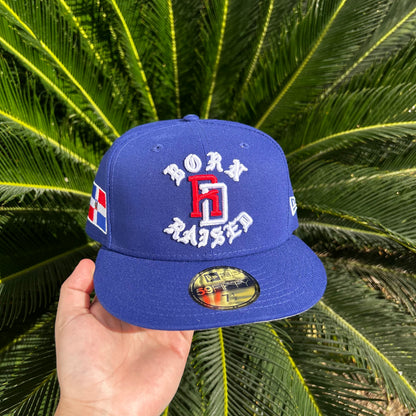 Gorra Exclusiva New Era x Born Raised Republica Dominicana - 7 1/2 / Azul