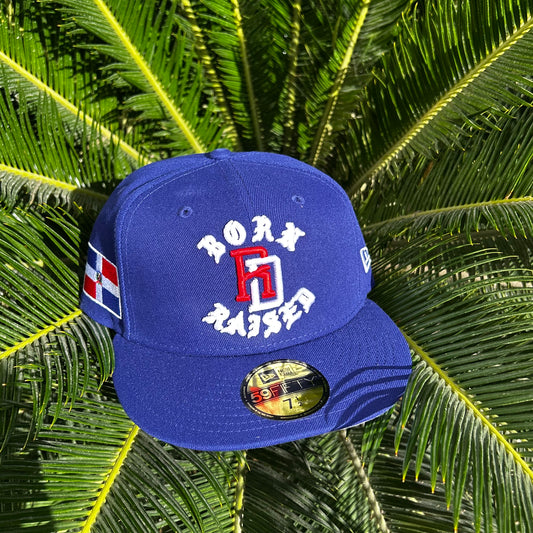 Gorra Exclusiva New Era x Born Raised Republica Dominicana - 7 1/2 / Azul