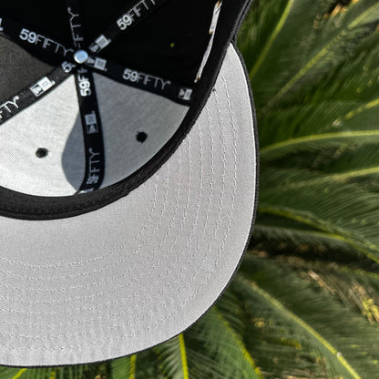 Gorra Exclusiva New Era x Supreme Multilogo Negra - 7 3/8 / Negro