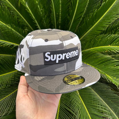 Gorra Exclusiva New Era x Supreme New York Yankees