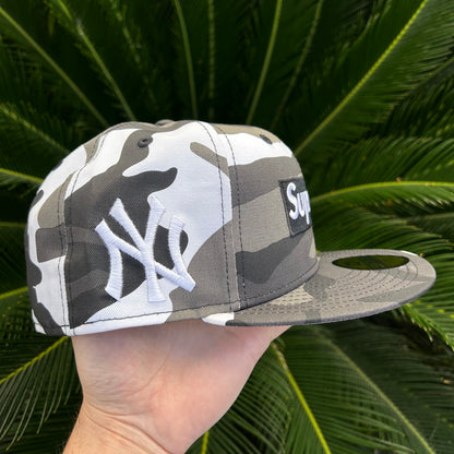 Gorra Exclusiva New Era x Supreme New York Yankees